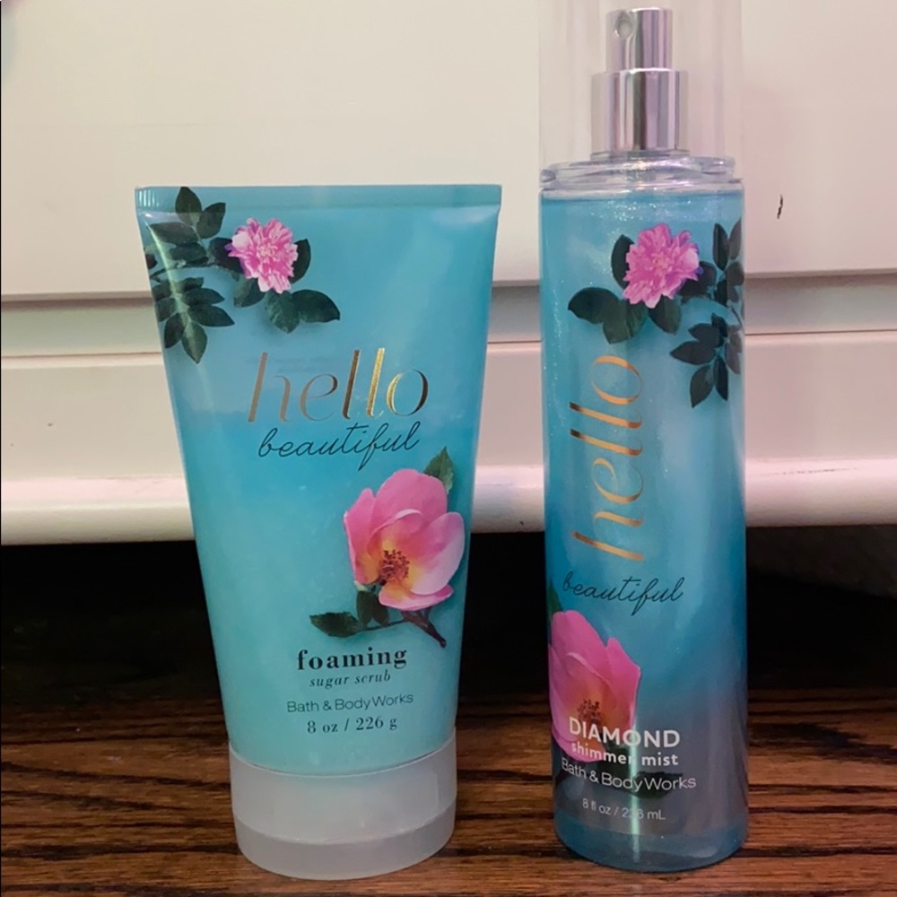 UNUSED “Hello Beautiful” Bath and Body Works Set